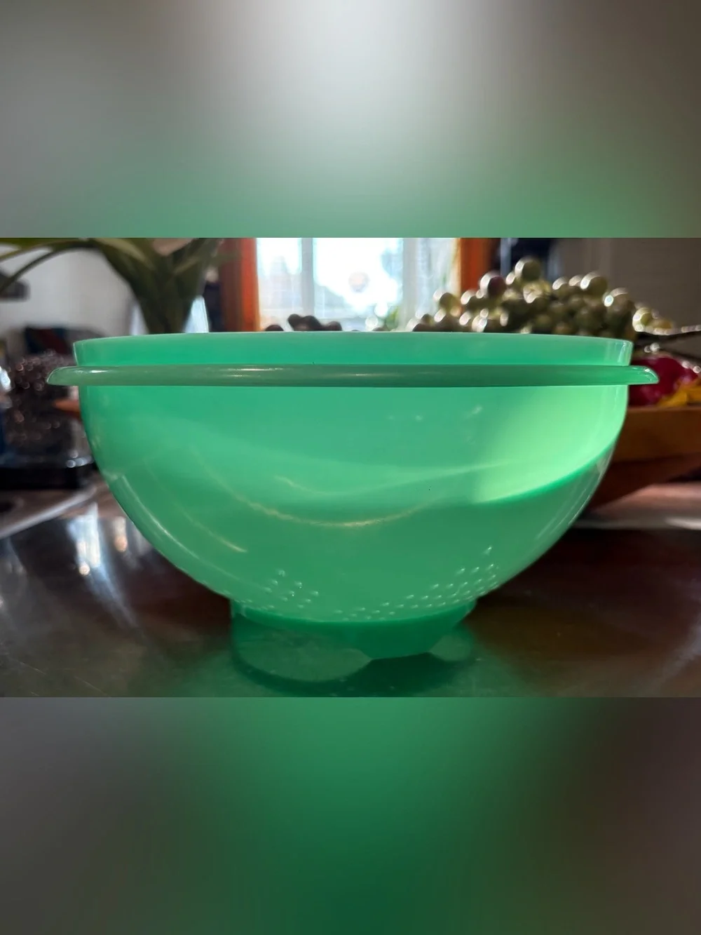Vintage Tupperware Jadeite Colander
